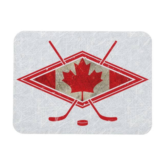 Magnet Flexible Logo du drapeau canadien (Horizontal)