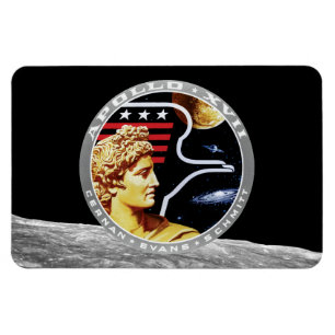 Magnet Flexible Logo du patch de mission Apollo 17 NASA