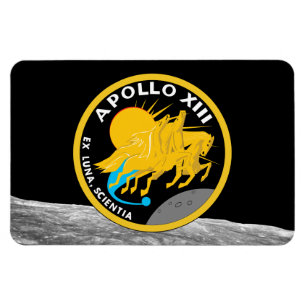 Magnet Flexible Logo du patch de mission NASA Apollo 13