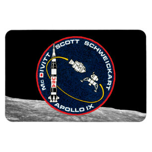 Magnet Flexible Logo du patch de mission NASA Apollo 9