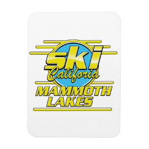 Magnet Flexible Logo du ski Mammoth Lakes California
