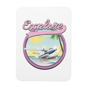 Magnet Flexible Logo Explore travel