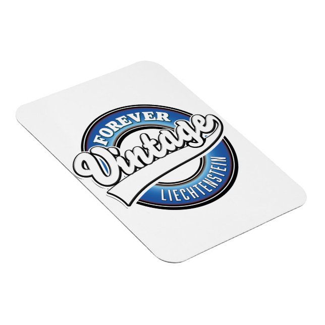 Magnet Flexible logo forever vintage liechtenstein (Côté Droit)