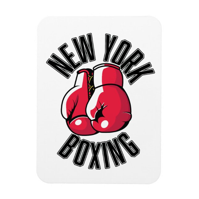 Magnet Flexible logo New York Boxing (Vertical)