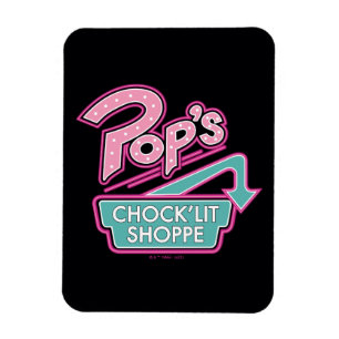 Magnet Flexible Logo rose du magasin Chock'Lit de Pop
