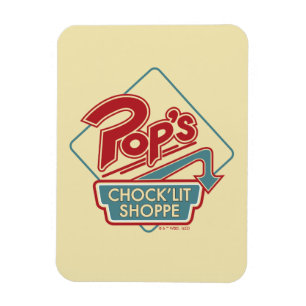 Magnet Flexible Logo rouge de la boutique Pop's Chock'Lit