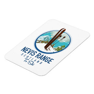 Magnet Flexible logo ski Nevis Range Écosse