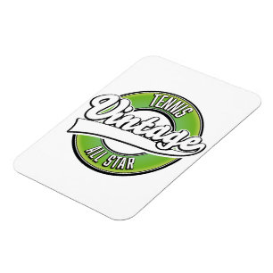 Magnet Flexible Logo Tennis Vintage All star
