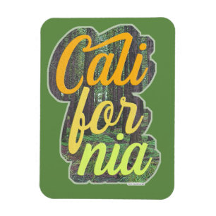 Magnet Flexible Logo Vintage de Californie