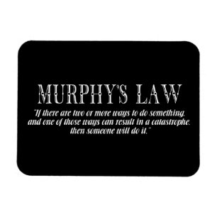 Magnet Flexible Loi de Murphy