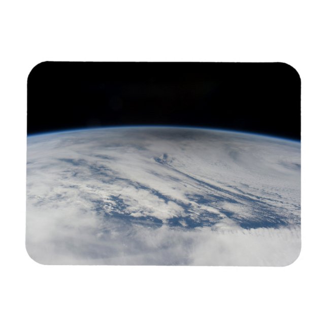 Magnet Flexible L'Ombre De La Lune S'Étend Sur Le Pacifique Nord.  (Horizontal)