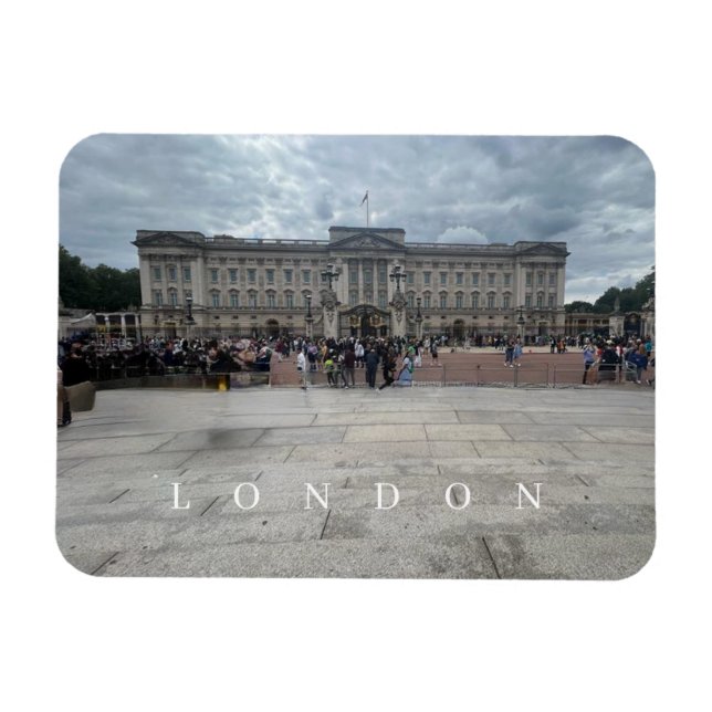 Magnet Flexible Londres Buckingham Palace vue frigo aimant (Horizontal)