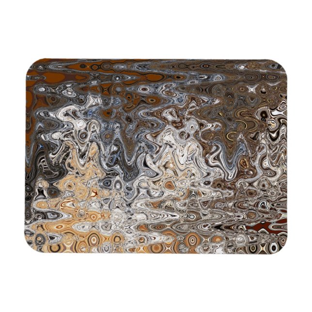 Magnet Flexible Lone Pine River Abstrait 8, 2018 | Images SVP (Horizontal)