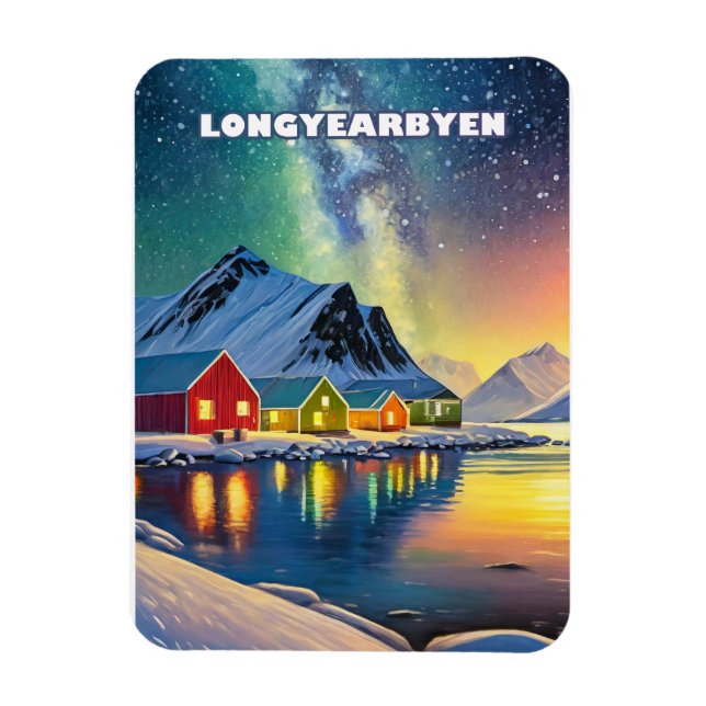 Magnet Flexible Longyearbyen, oasis arctique  (Vertical)