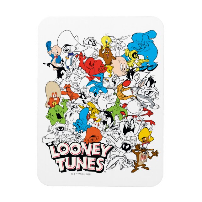 Magnet Flexible LOONEY TUNES™ Color Pop Motif (Vertical)