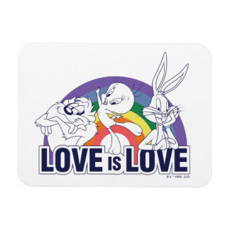 Magnet Flexible LOONEY TUNES™ - L'amour c'est l'amour