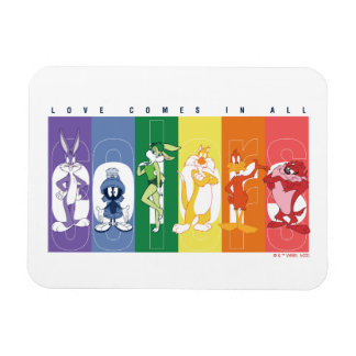 Magnet Flexible LOONEY TUNES™ - L'Amour Vient Dans Toutes Les Coul