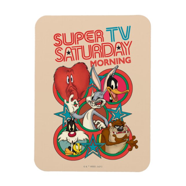 Magnet Flexible LOONEY TUNES™ | Super TV samedi matin (Vertical)