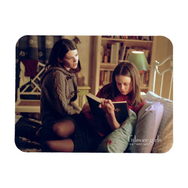 Magnet Flexible Lorelai et Rory assis dans la chambre (Horizontal)
