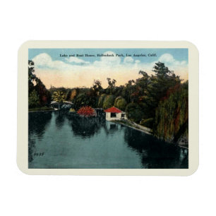 Magnet Flexible Los Angeles CA, Hollenbeck Park, style Vintage