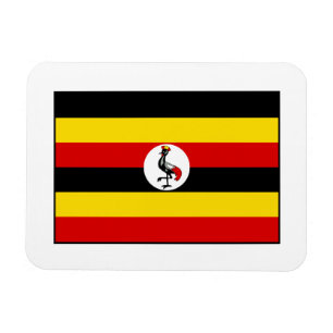 Magnet Flexible L'Ouganda - drapeau ougandais