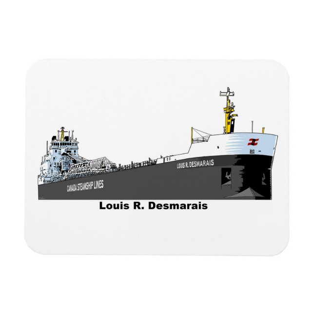 Magnet Flexible Louis R. Desmarais (Horizontal)