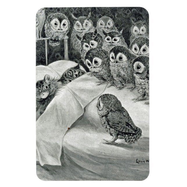 Magnet Flexible Louis Wain Cat Nightmare (Vertical)