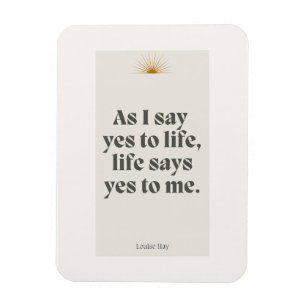 Magnet Flexible Louise Hay Citation - Life Me Dit Oui