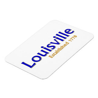 Magnet Flexible Louisville a établi un aimant photo flexible 3"x4"
