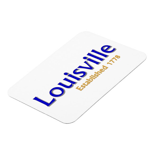 Magnet Flexible Louisville a établi un aimant photo flexible 3"x4" (Côté Gauche)