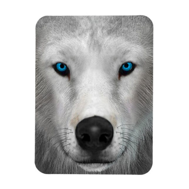 Magnet Flexible Loup Arctique (Vertical)
