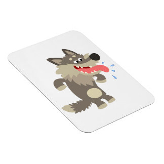 Magnet flexible Loup Cartoon très célèbre