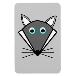 Magnet Flexible Loup d'Halloween mignon