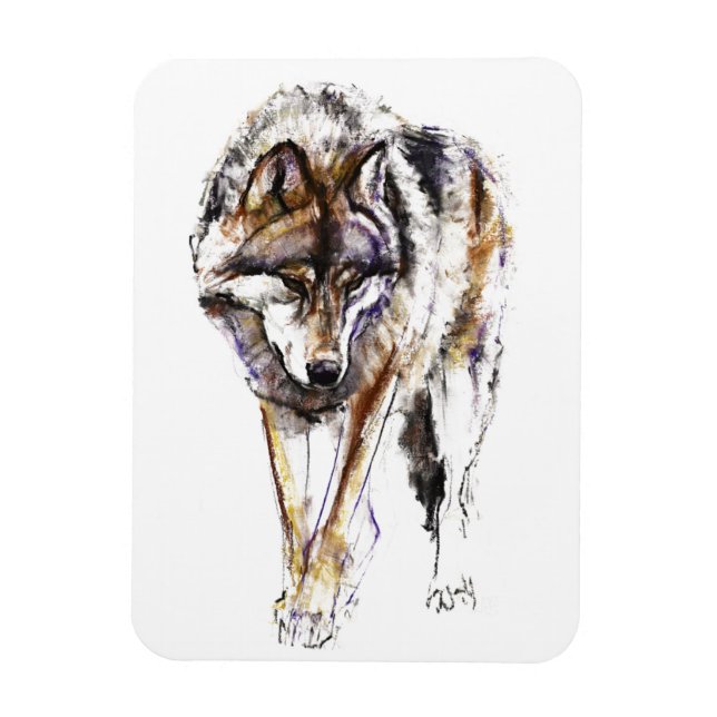 Magnet Flexible Loup européen (Vertical)