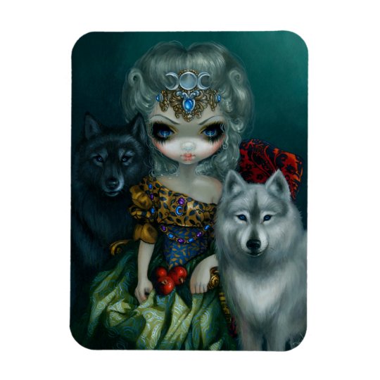 Magnet Flexible Loup Garou Aimant De Cable De Grand Pretresse Zazzle Fr