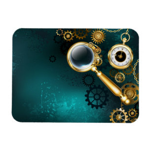 Magnet Flexible Loupe en style Steampunk