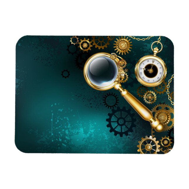 Magnet Flexible Loupe en style Steampunk (Horizontal)