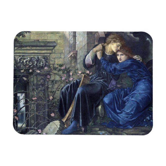 Magnet Flexible Love Among the Ruins (par Edward Burne-Jones) (Horizontal)
