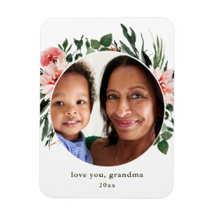 Magnet Flexible Love You Grand-mère Green Photo