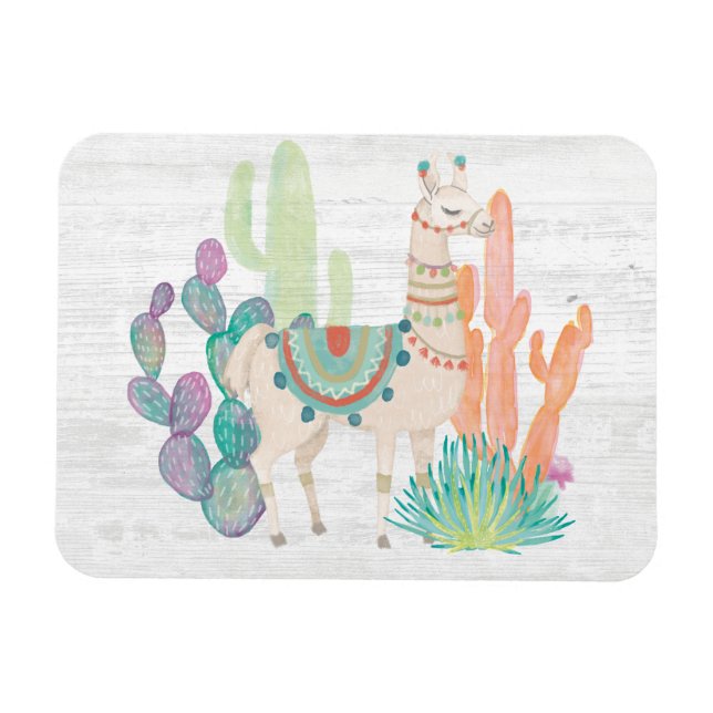 Magnet Flexible Lovely Llamas II (Horizontal)