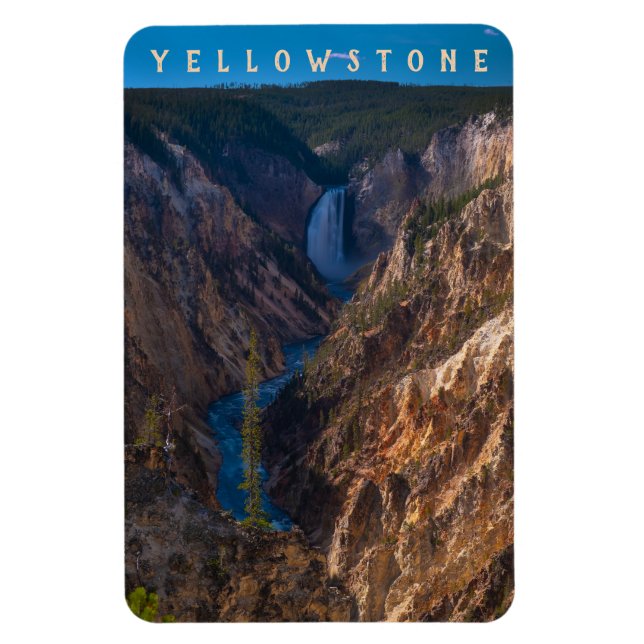 Magnet Flexible Lower Falls Grand Canyon du Yellowstone (Vertical)