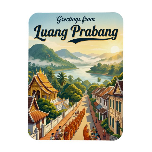 Magnet Flexible Luang Prabang Laos (Vertical)