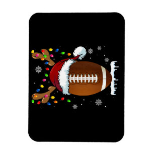 Magnet Flexible Lumières de ballon de football de Noël Drôles de g