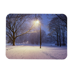 Magnet Flexible Lumières de rue et couvert de neiges