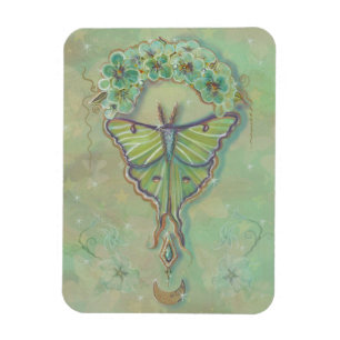 Magnet Flexible Luna Moth moon design par Renee Lavoie