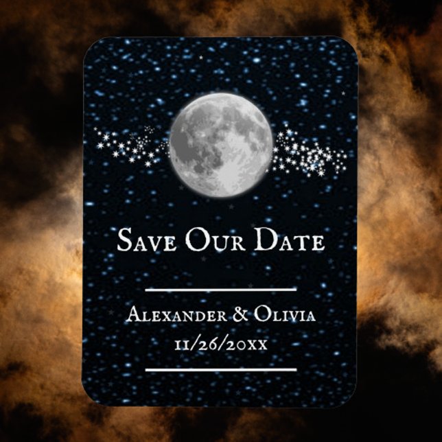 Magnet Flexible Lundi Enregistrer l'aimant Date (Lunar Save the Date Magent)