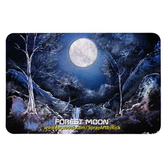 Magnet Flexible Lune forestière (Horizontal)
