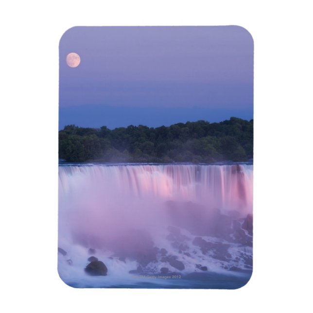 Magnet Flexible Lune sur les chutes du Niagara (Vertical)