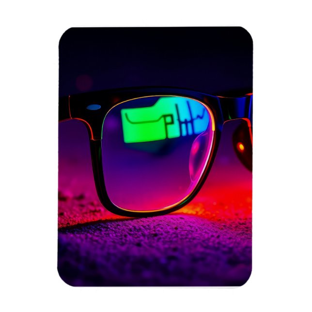 Magnet Flexible Lunettes Colorées (Vertical)