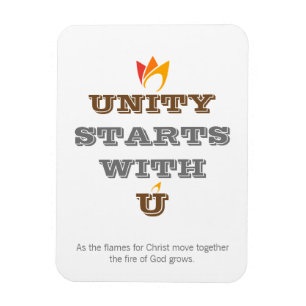 MAGNET FLEXIBLE L'UNITÉ COMMENCE AVEC VOUS